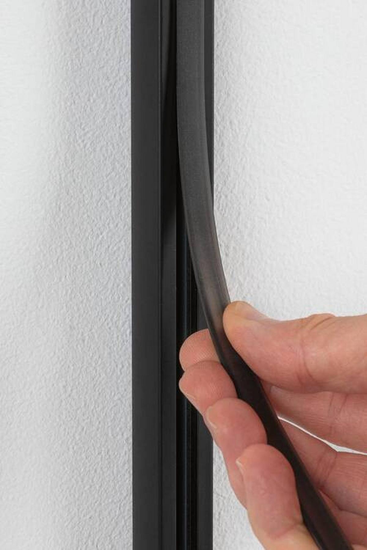 Schienensystem-Abdeckschiene Urail Safety Cover Strip - Schwarz, Basics, Kunststoff (70cm) - Paulmann
