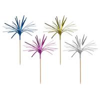 Fagylalt-/koktélesernyő-szett Palma - műanyag/fa (6.8/22.7/2.2cm) - Metaltex