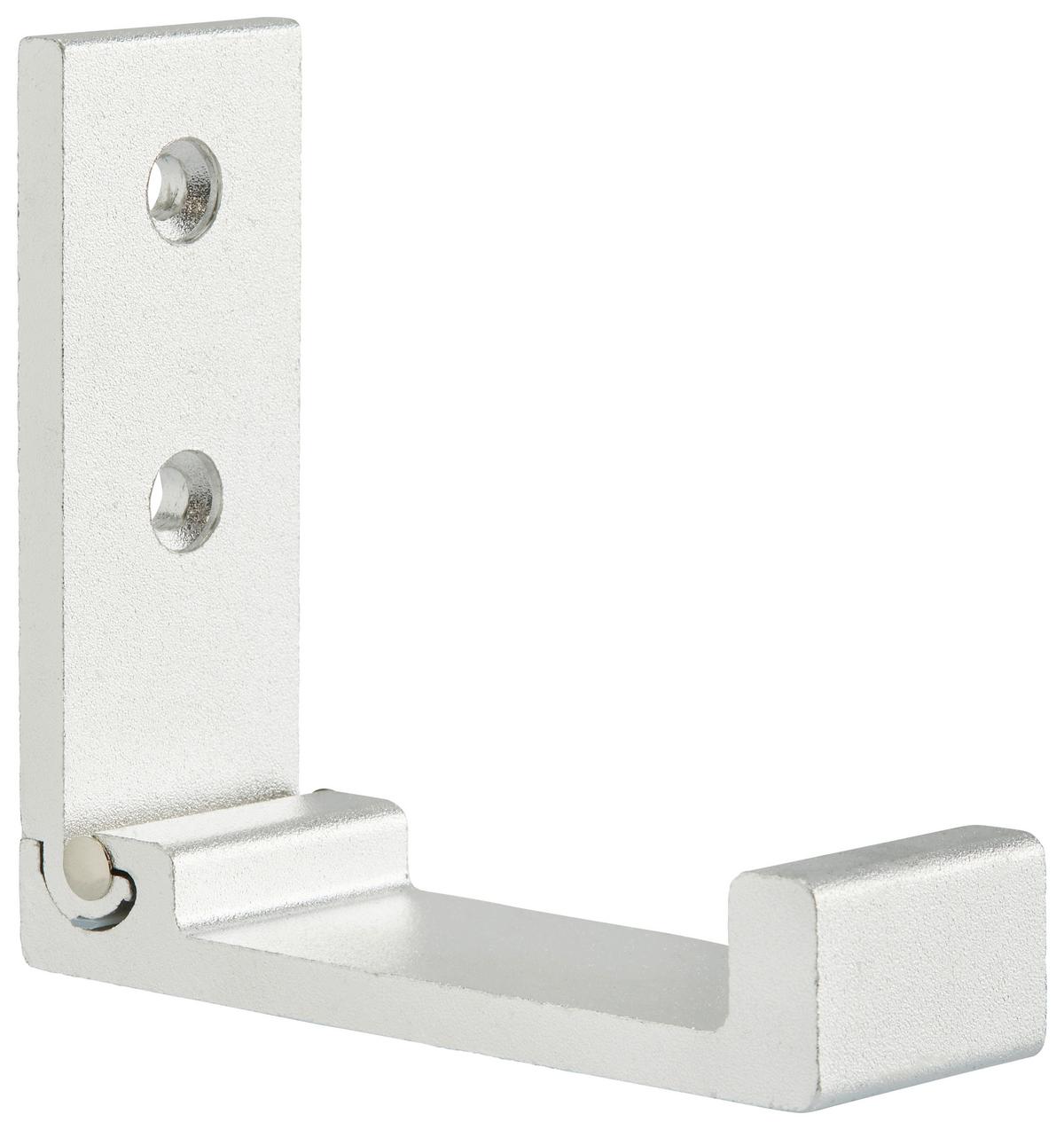 Garderobenhaken Max aus Metall - Silberfarben, Metall (3/8/2cm) - Mömax