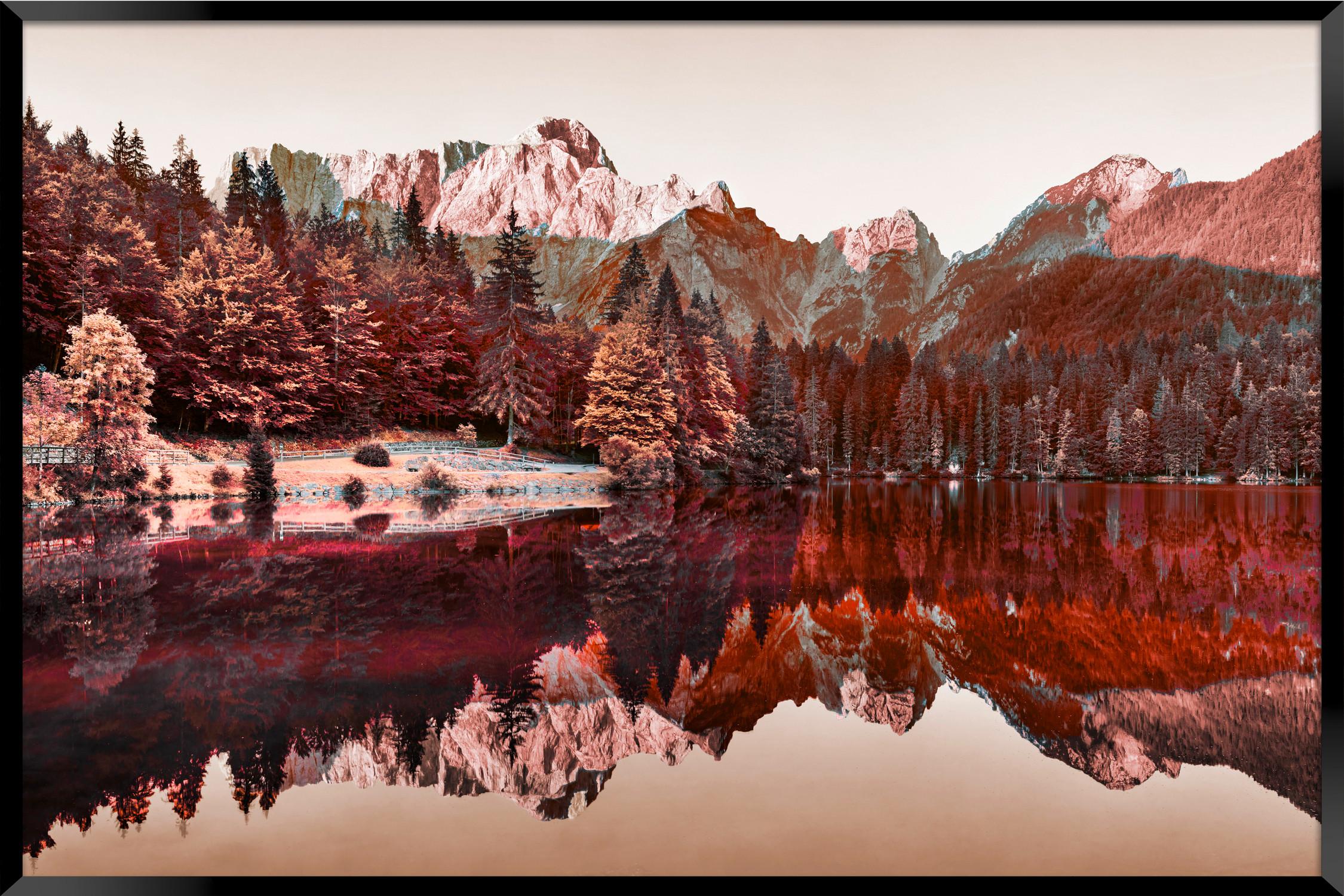 Bild Elena ca. 70x100cm - Multicolor, Holzwerkstoff/Papier (100/70cm) - Modern Living
