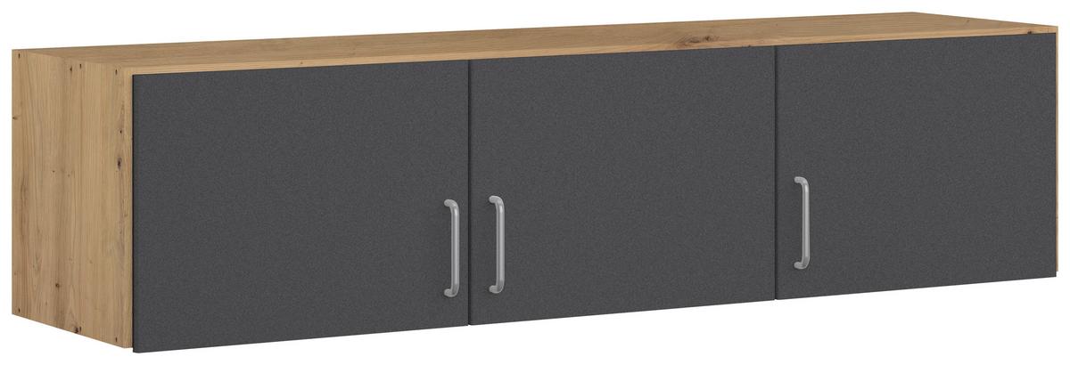 EXTENSIE DULAP AALEN - stejar Artisan/gri, material pe bază de lemn (136/39/54cm) - Modern Living