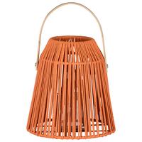 Windlicht Pop Up I Naturfarben/Terracotta - Klar/Terracotta, KONVENTIONELL, Glas/Naturmaterialien (20/29cm) - Mömax