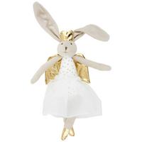 Animal de pluș ANGELINA - alb, textil (36cm) - Modern Living