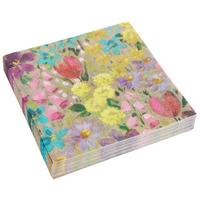Serviette Kai in Multicolor ca. 33x33cm - Multicolor, Papier (33/33cm)
