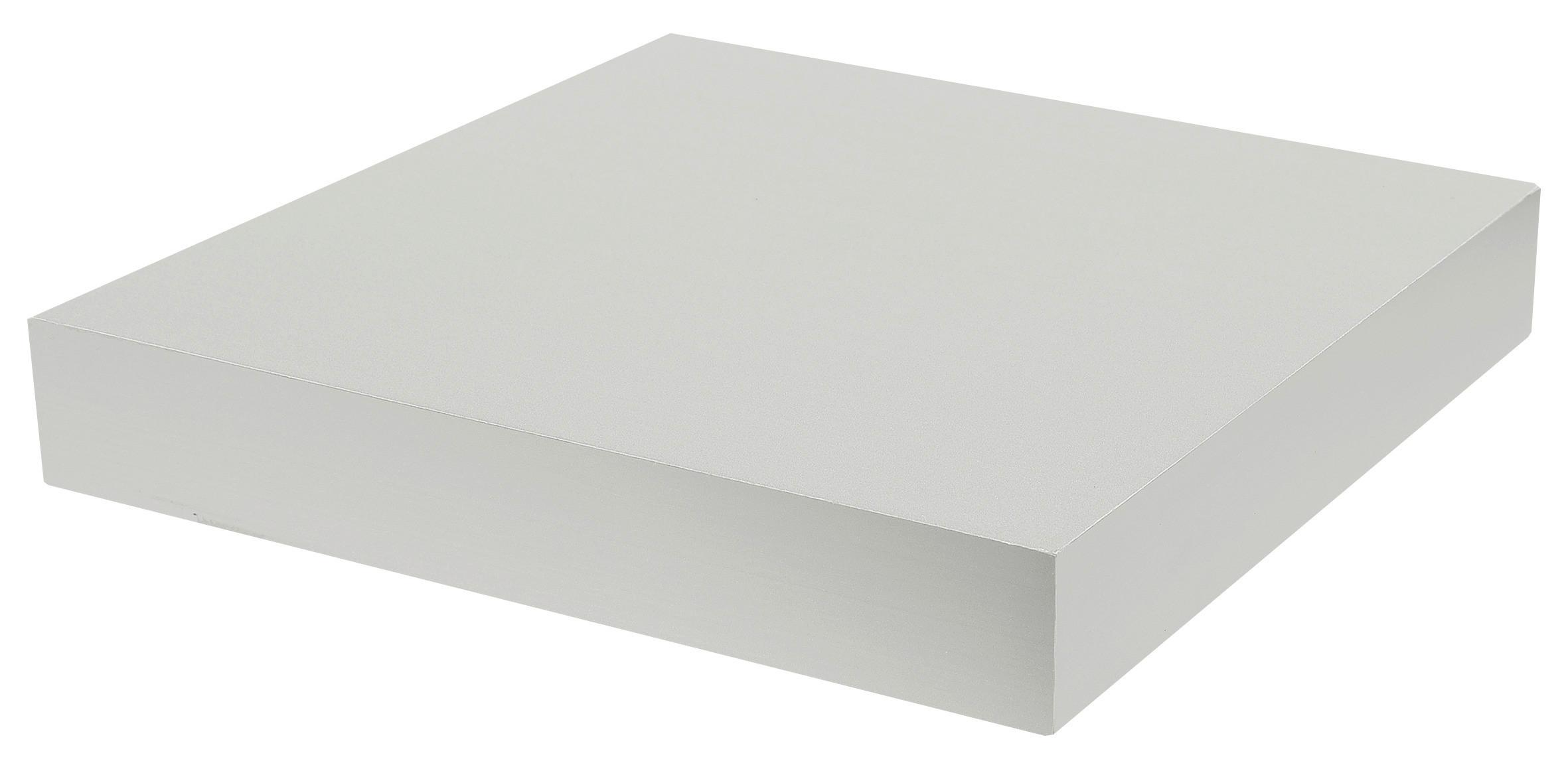 Wandboard Anja in Alufarben - Alufarben, MODERN, Holzwerkstoff (23,5/3,8/23,5cm) - Mömax