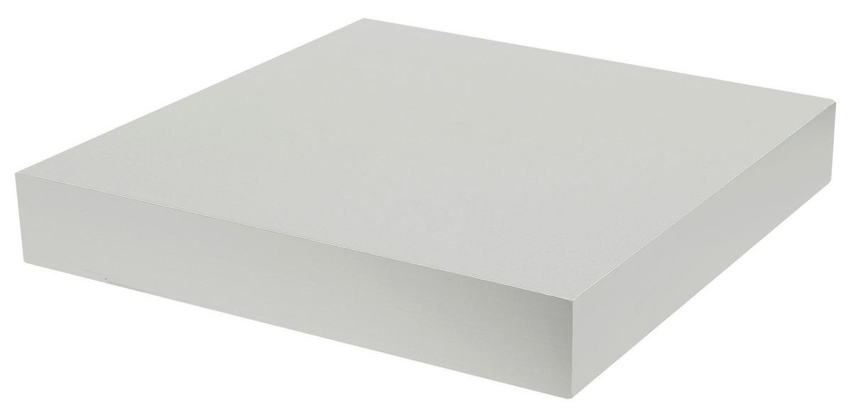 Wandboard Anja in Alufarben - Alufarben, MODERN, Holzwerkstoff (23,5/3,8/23,5cm) - Mömax