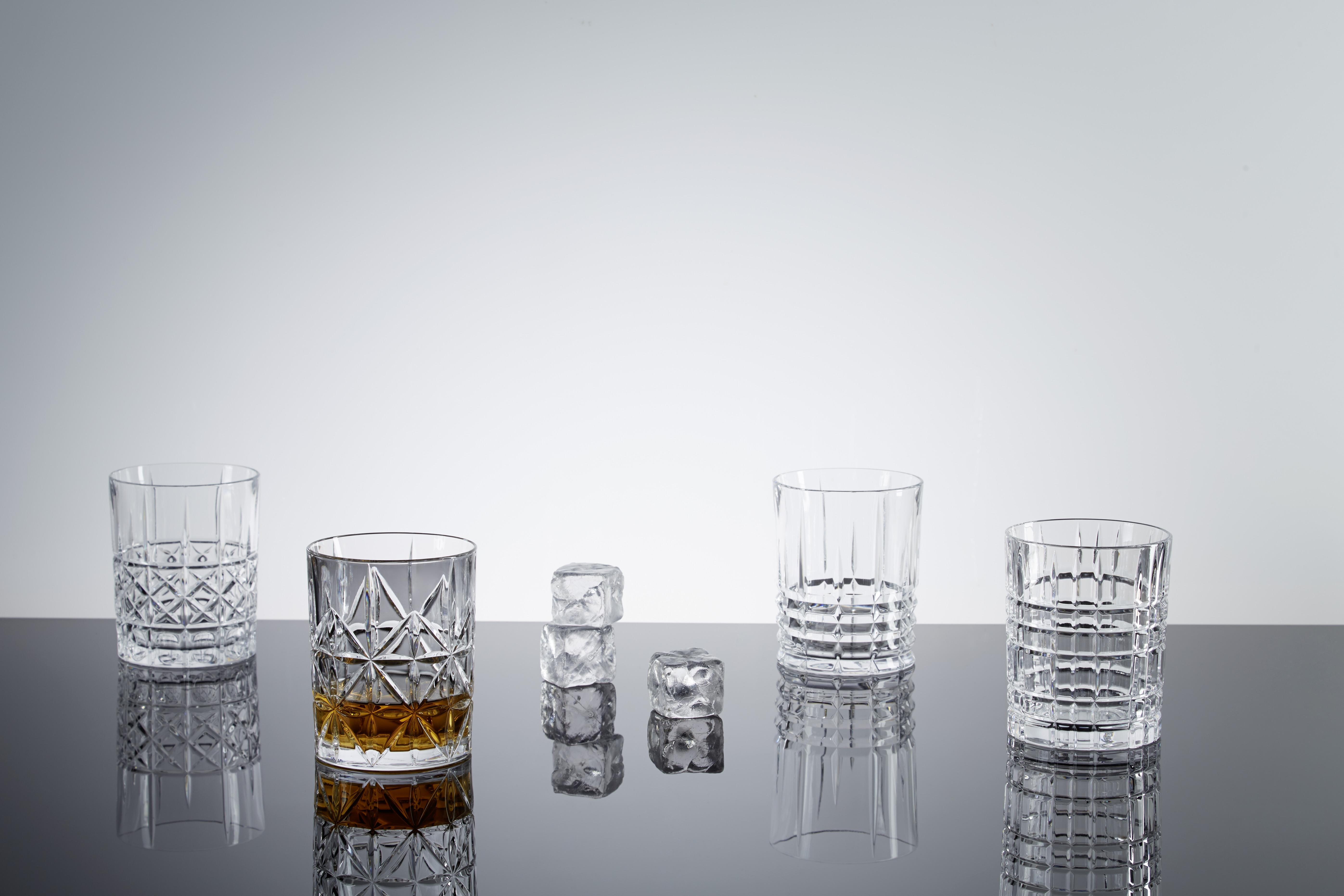 Nachtmann Whiskygläserset Highland, 4er Set - Klar, KONVENTIONELL, Glas (8,2cm) - Nachtmann
