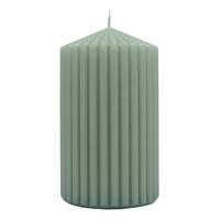 Stumpenkerze Liona Salbeigrün - Salbeigrün (7/12cm) - Mömax