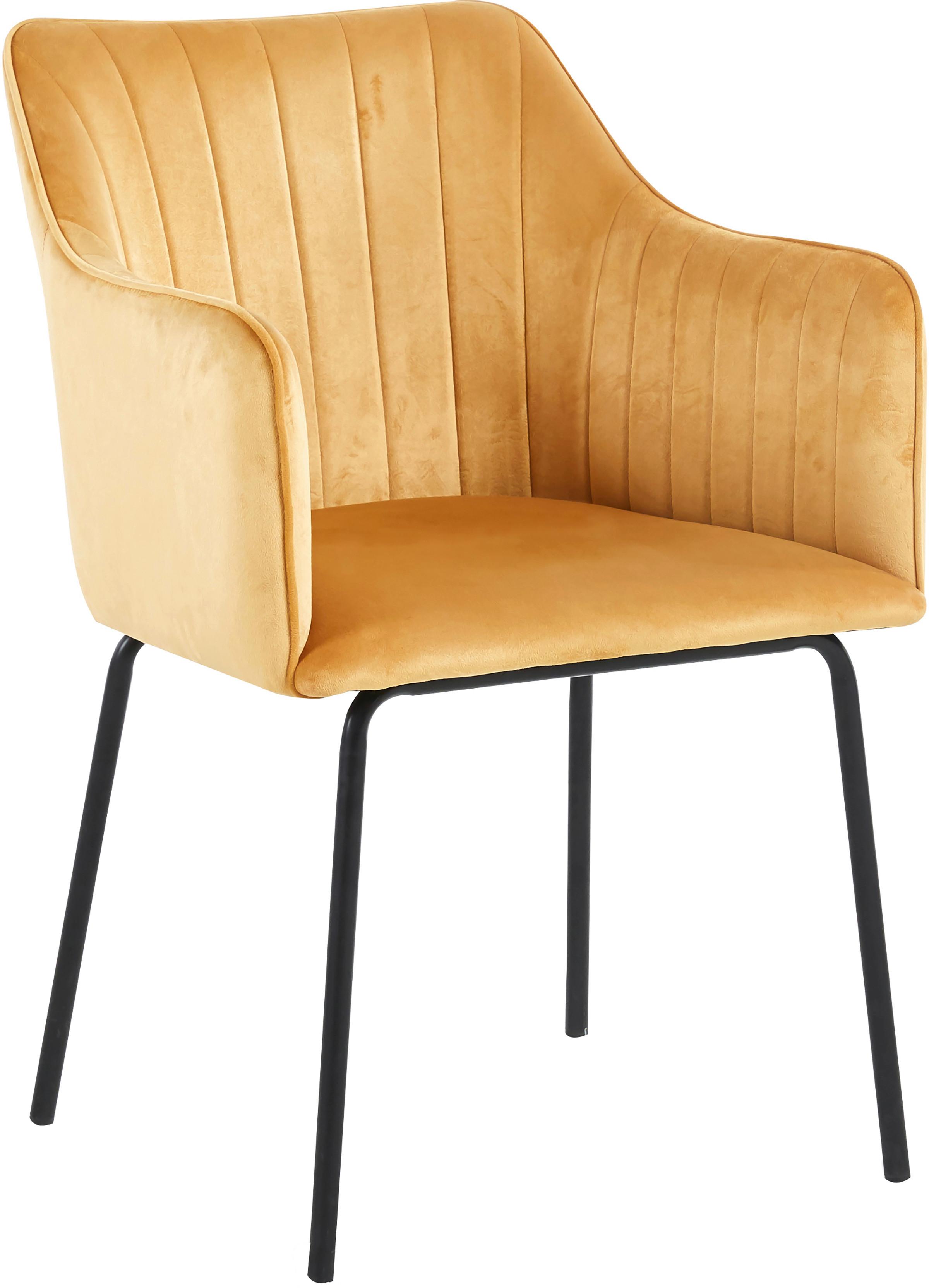 ARMLEHNSTUHL VALIA - Schwarz/Braun, Design, Holzwerkstoff/Textil (48,5/84/48cm) - MID.YOU