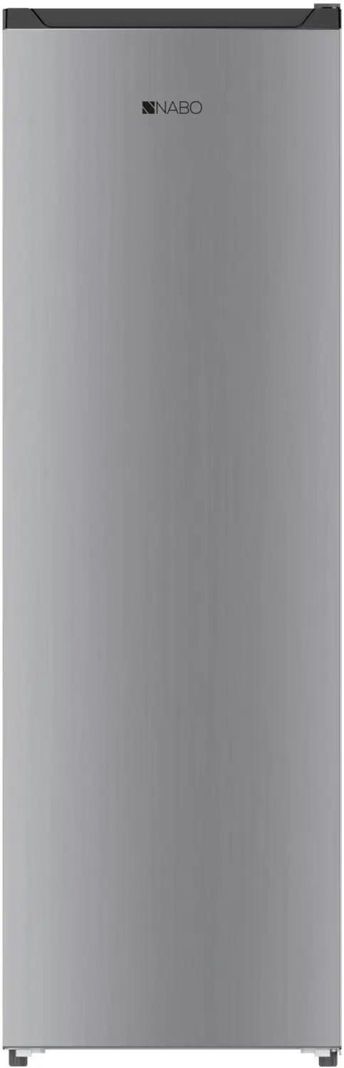 Gefrierschrank Nabo 204 Liter ca. 54x168x59 cm Silber - Silberfarben, Basics, Glas/Kunststoff (54/168/59cm) - Nabo