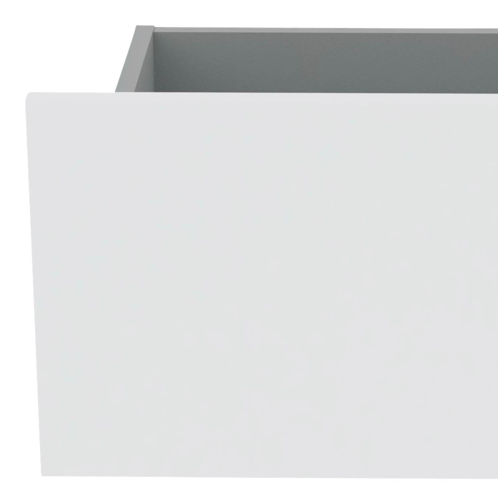 Ladica Unit - Elements - bijela, Moderno, drvni materijal (45,3/21,9/36,6cm) - Based