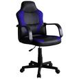 DREHSTUHL Blau/Schwarz - Blau/Schwarz, MODERN, Holz/Kunststoff (57/95-108/58cm) - Mömax modern living