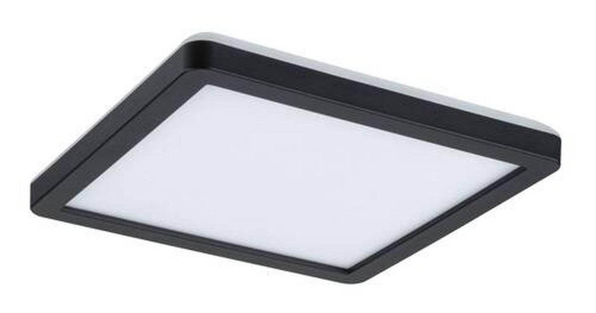 LED-Paneel Atria Shine in Schwarz max. 11,2 Watt - Schwarz, Basics, Kunststoff (19/19/2,8cm) - Paulmann