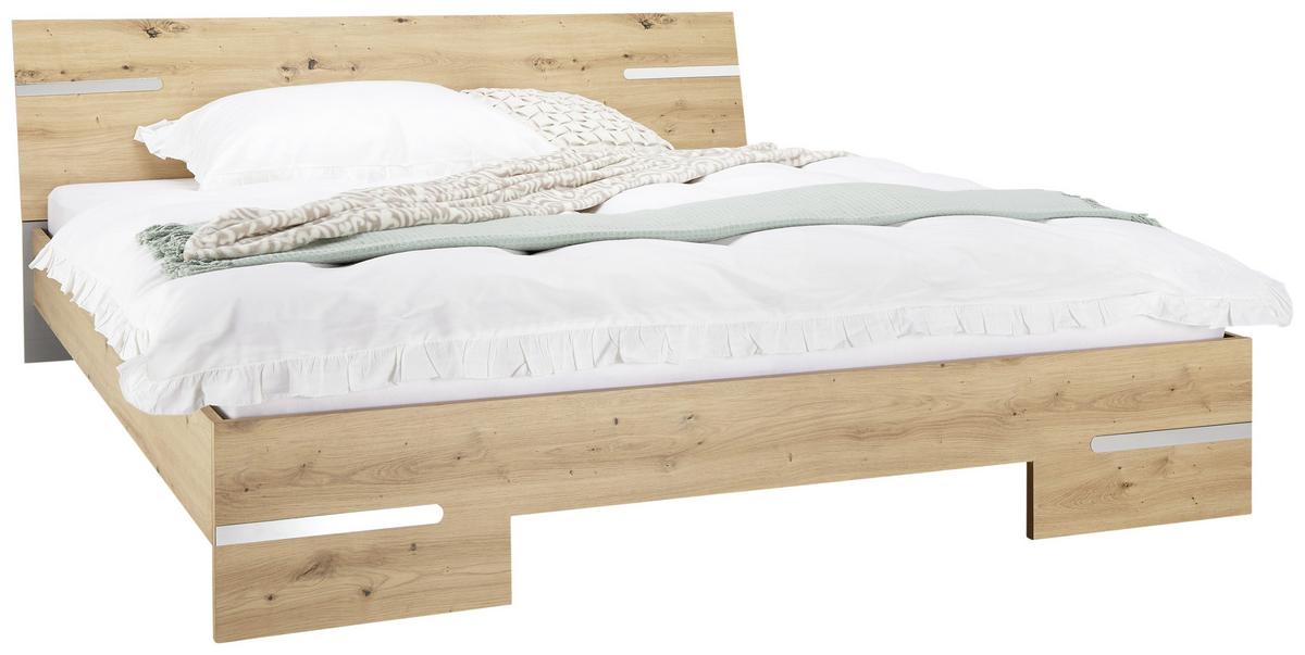 Schlafzimmer in Eichefarben, 4-teilig - Eichefarben, KONVENTIONELL, Holzwerkstoff - Based
