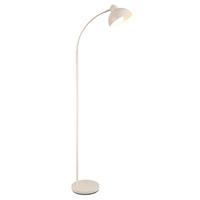 Stehleuchte Gut Weiß max. 25 Watt - Weiß, MODERN, Metall (55/24/155cm)