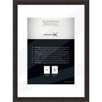 Bilderrahmen Aluminium ca. 33x45cm - Schwarz, Basics, Metall (32,8/45,1/2.2cm) - Premium Living