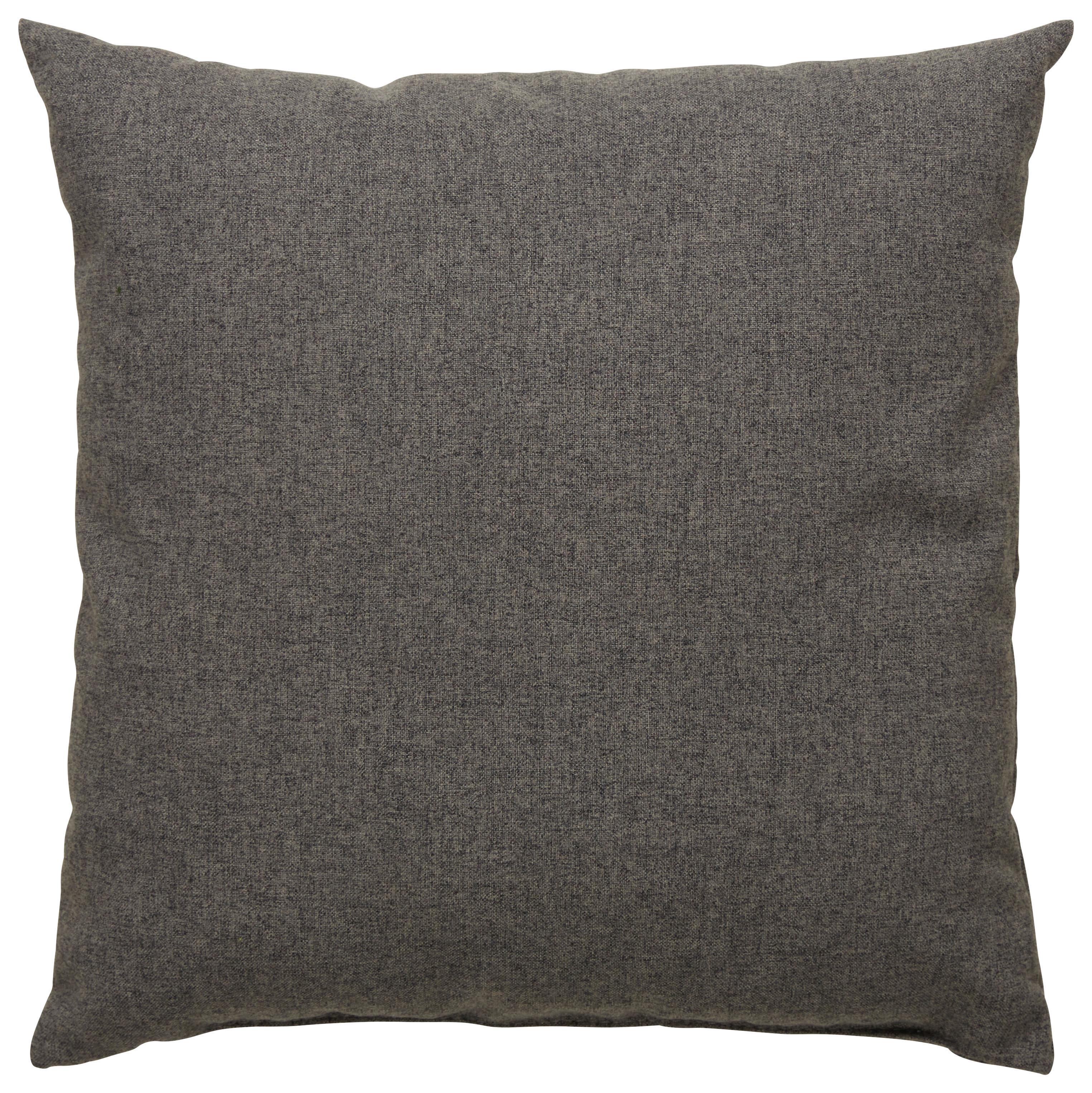 Zierkissen Nessie in Grau ca. 40x40cm - Grau, KONVENTIONELL, Textil (40/40cm) - Modern Living