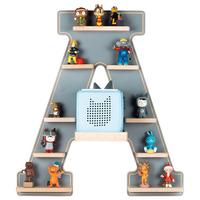 Otroška Polica Boarti, Siva - siva, Moderno, leseni material (49/54/19cm) - MID.YOU