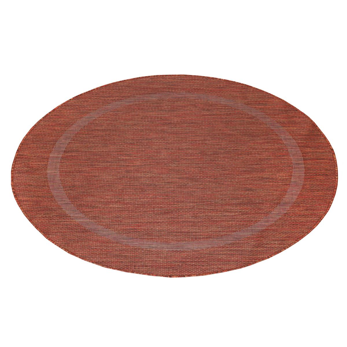 Ravno Tkana Preproga Relax, Barva Bakra, 120cm - barve bakra, Basics, tekstil (120/120cm) - Novel