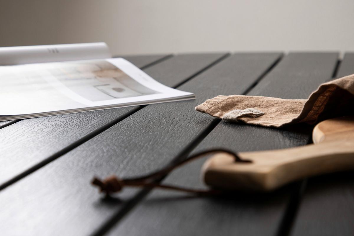 Gartentisch Break ca. 120x74 cm Schwarz - Schwarz, KONVENTIONELL, Kunststoff/Metall (120/74cm) - Gardenson