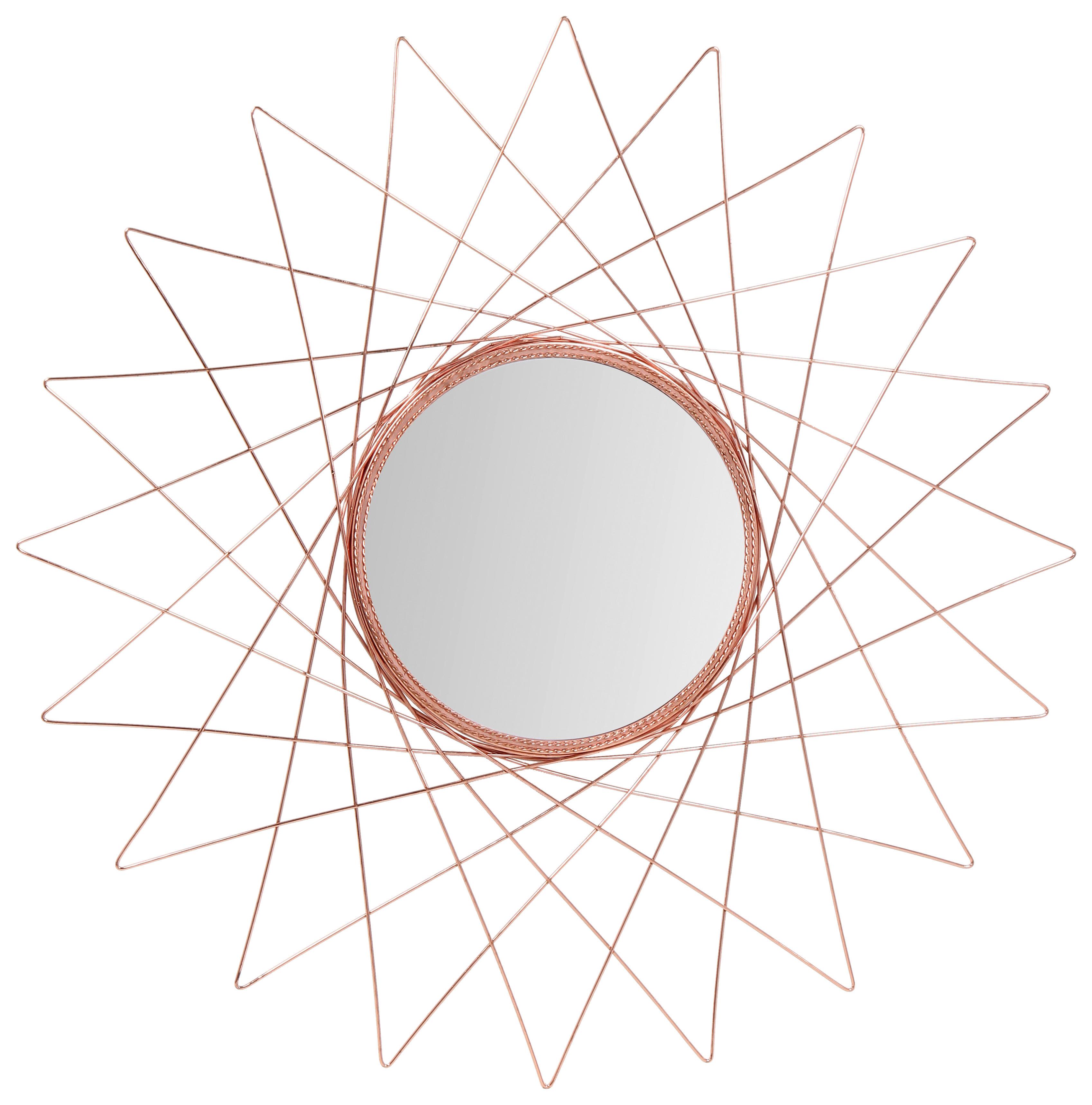 WANDSPIEGEL SOPRANO 110 KUPFER - Kupferfarben, Basics, Glas/Metall (79/79/2cm) - Kayoom