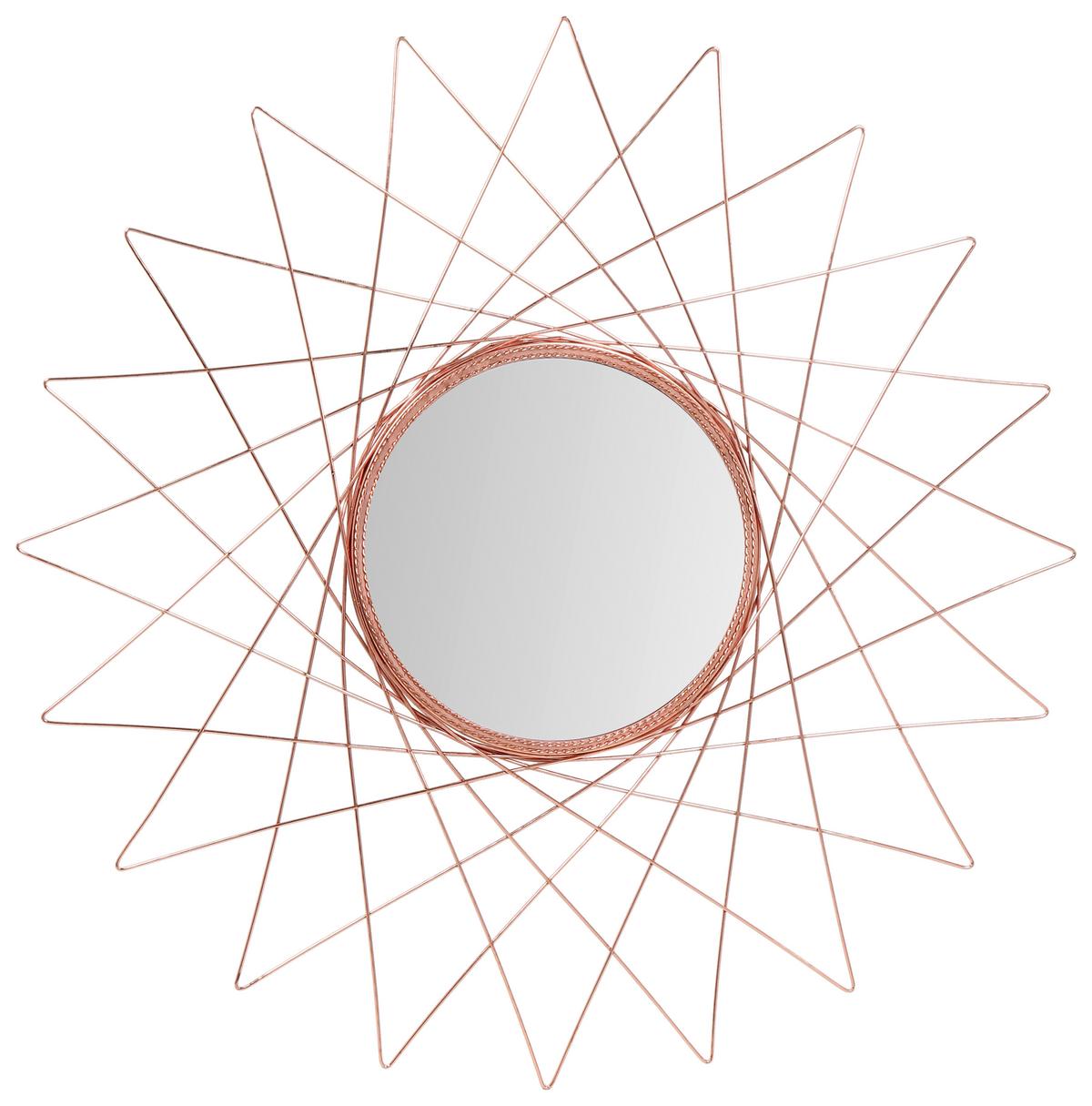 WANDSPIEGEL SOPRANO 110 KUPFER - Kupferfarben, Basics, Glas/Metall (79/79/2cm) - Kayoom