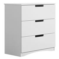 Komoda Classic, Bela - bela, Moderno, leseni material (80/81/41cm) - MID.YOU