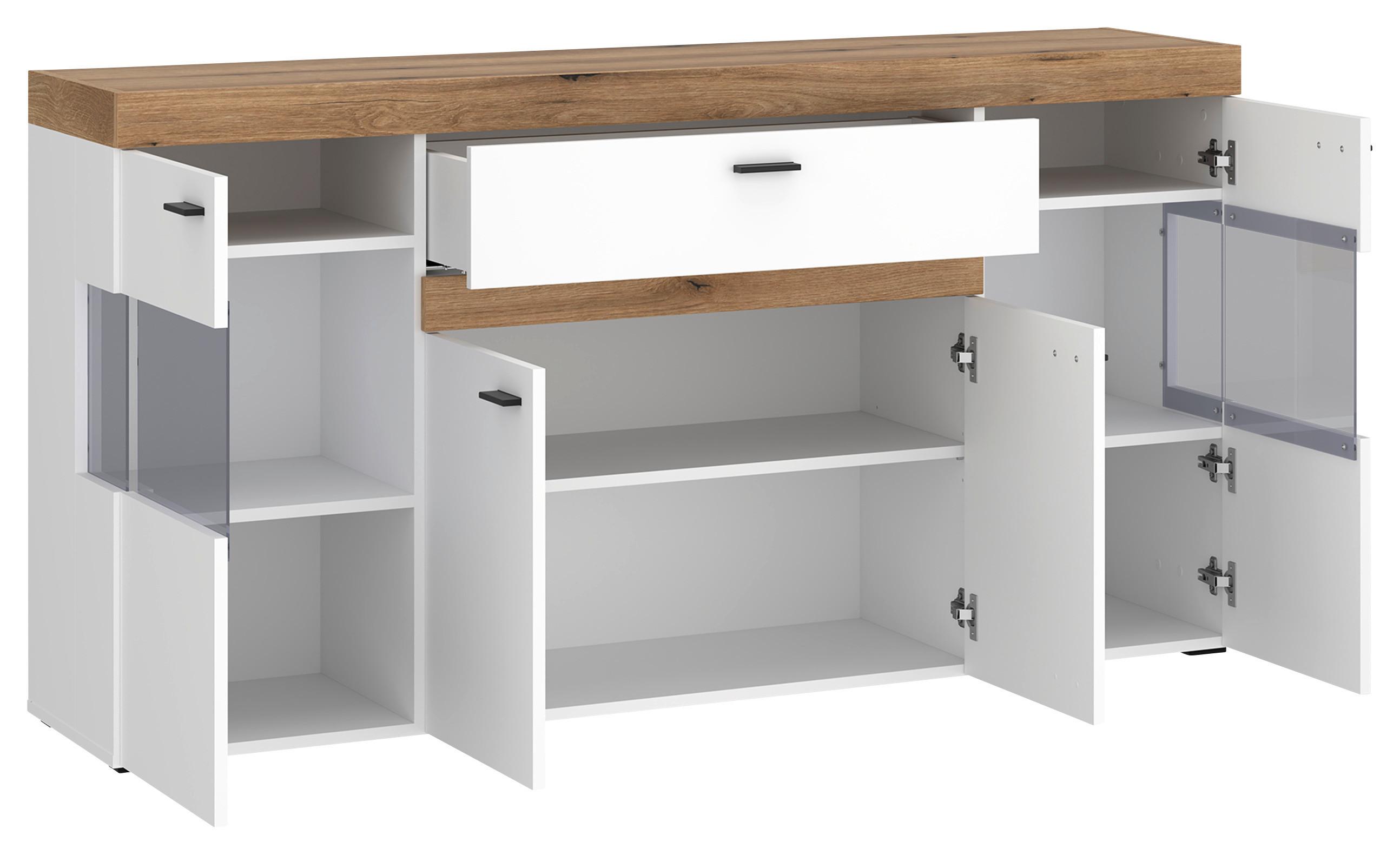 SIDEBOARD KIRO - Modern, metall/trämaterial (160/86/42cm) - Mömax