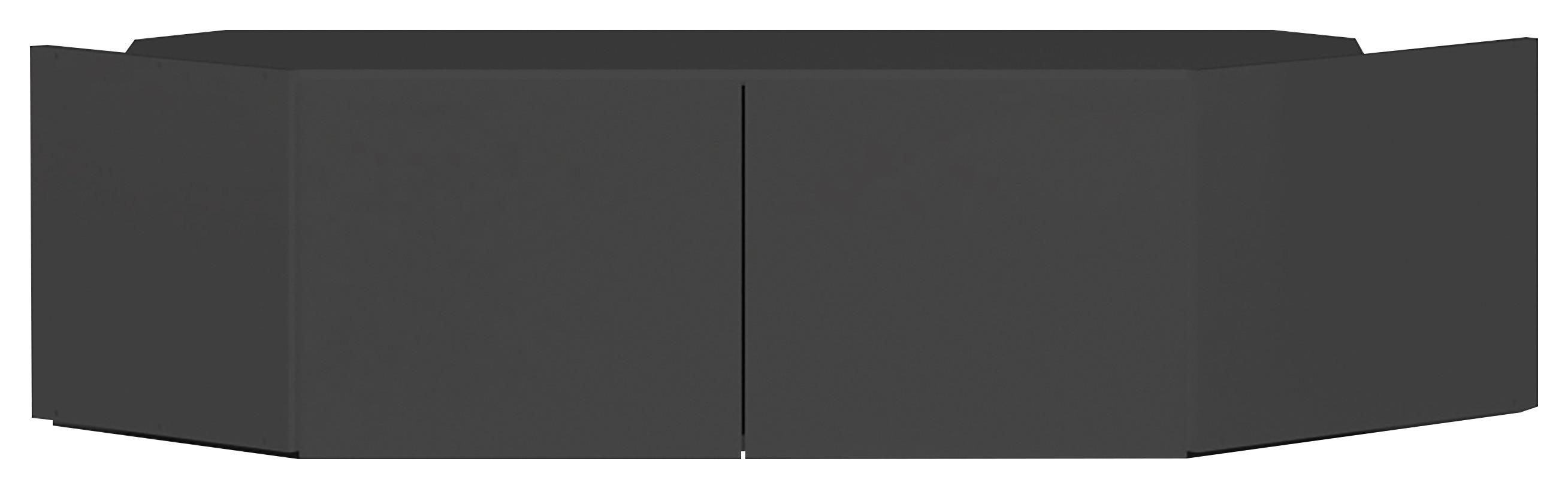 DULAP MAX-EXTRA - gri, Konventionell, material pe bază de lemn (117/39/104cm) - Modern Living