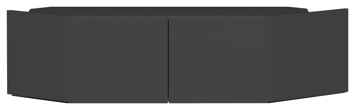 DULAP MAX-EXTRA - gri, Konventionell, material pe bază de lemn (117/39/104cm) - Modern Living