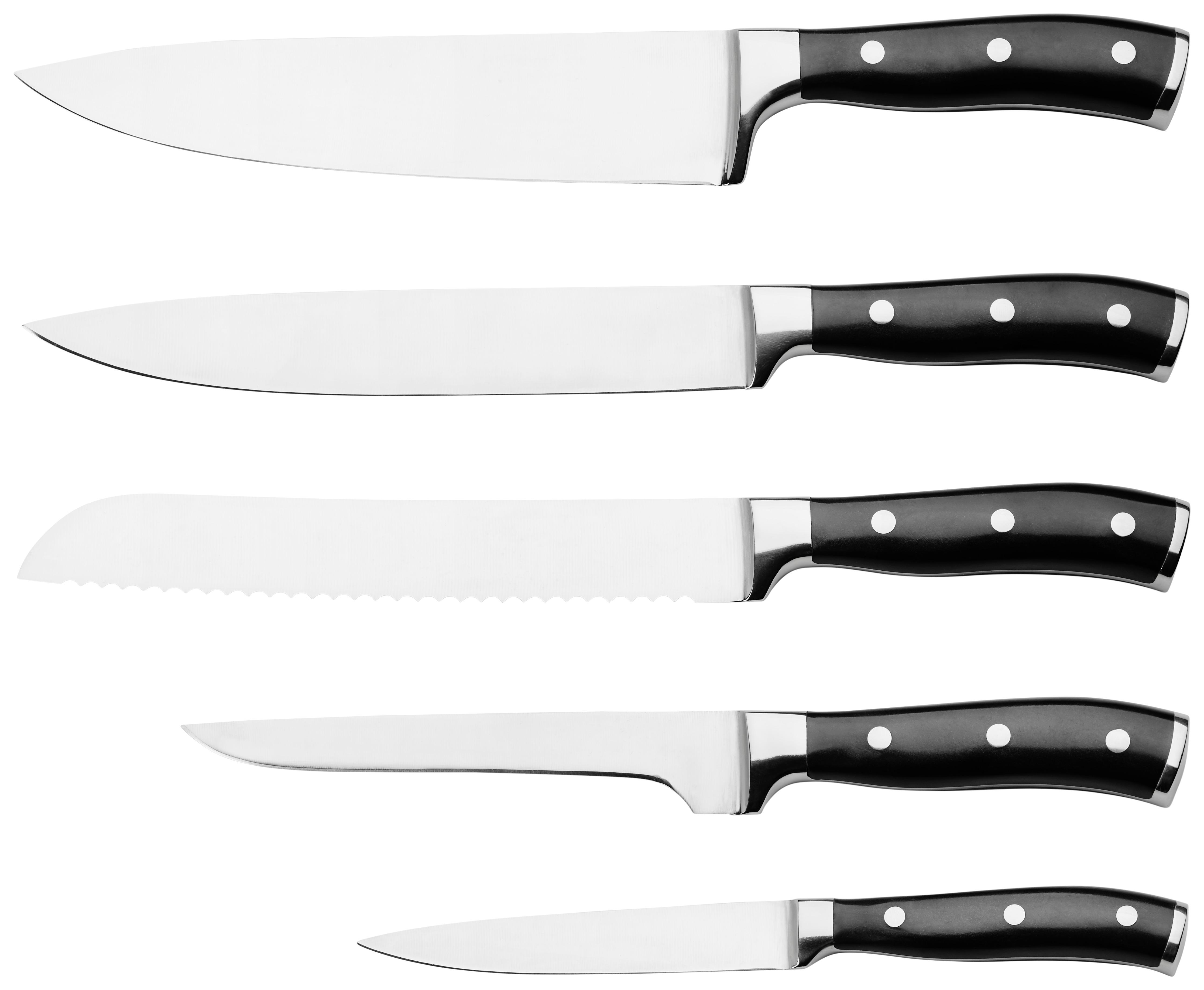 CHEFMESSER MICHAEL - Edelstahlfarben/Silberfarben, KONVENTIONELL, Kunststoff/Metall (33cm) - Premium Living