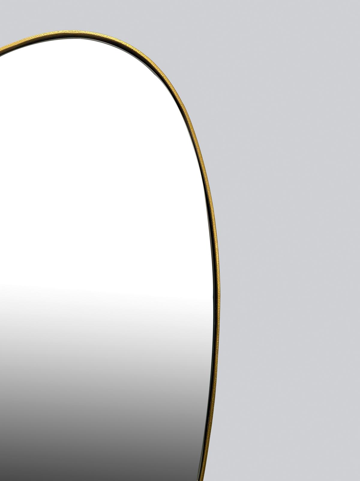 WANDSPIEGEL WL7.111 - Goldfarben, Design, Glas/Metall (46/70/2,5cm) - MID.YOU
