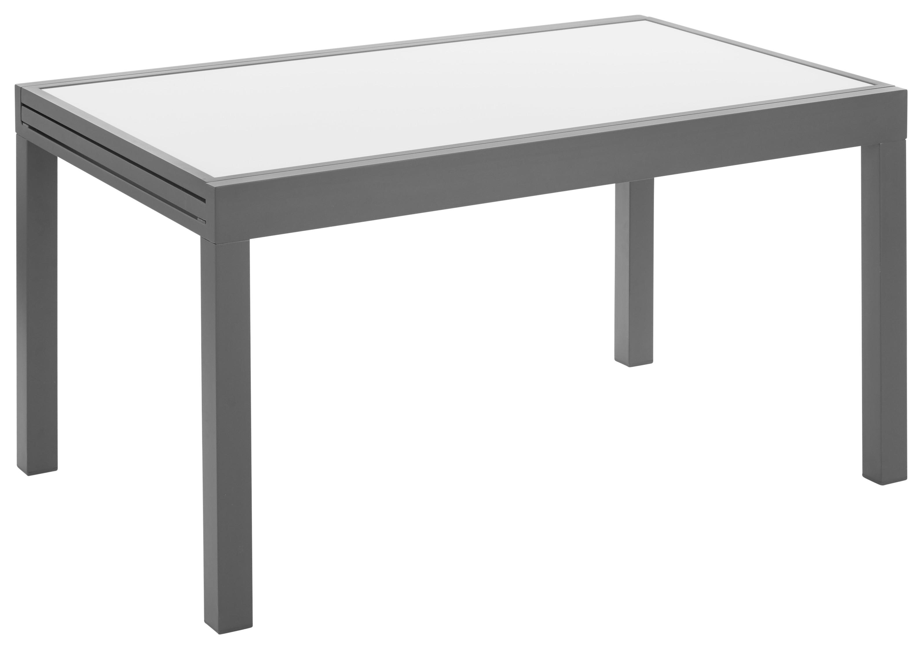 Masă extensibilă 135-270 cm Atlanta - antracit, Modern, sticlă/metal (135-270/75/90cm) - Mömax