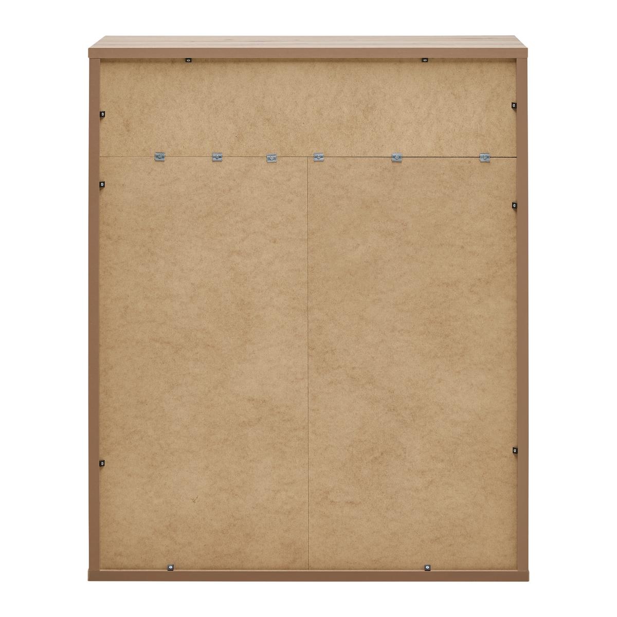 Kommode Casa Mia Kaschmirfarben - Kaschmir/Anthrazit, KONVENTIONELL, Holzwerkstoff/Metall (90/112/40.5cm) - Mömax