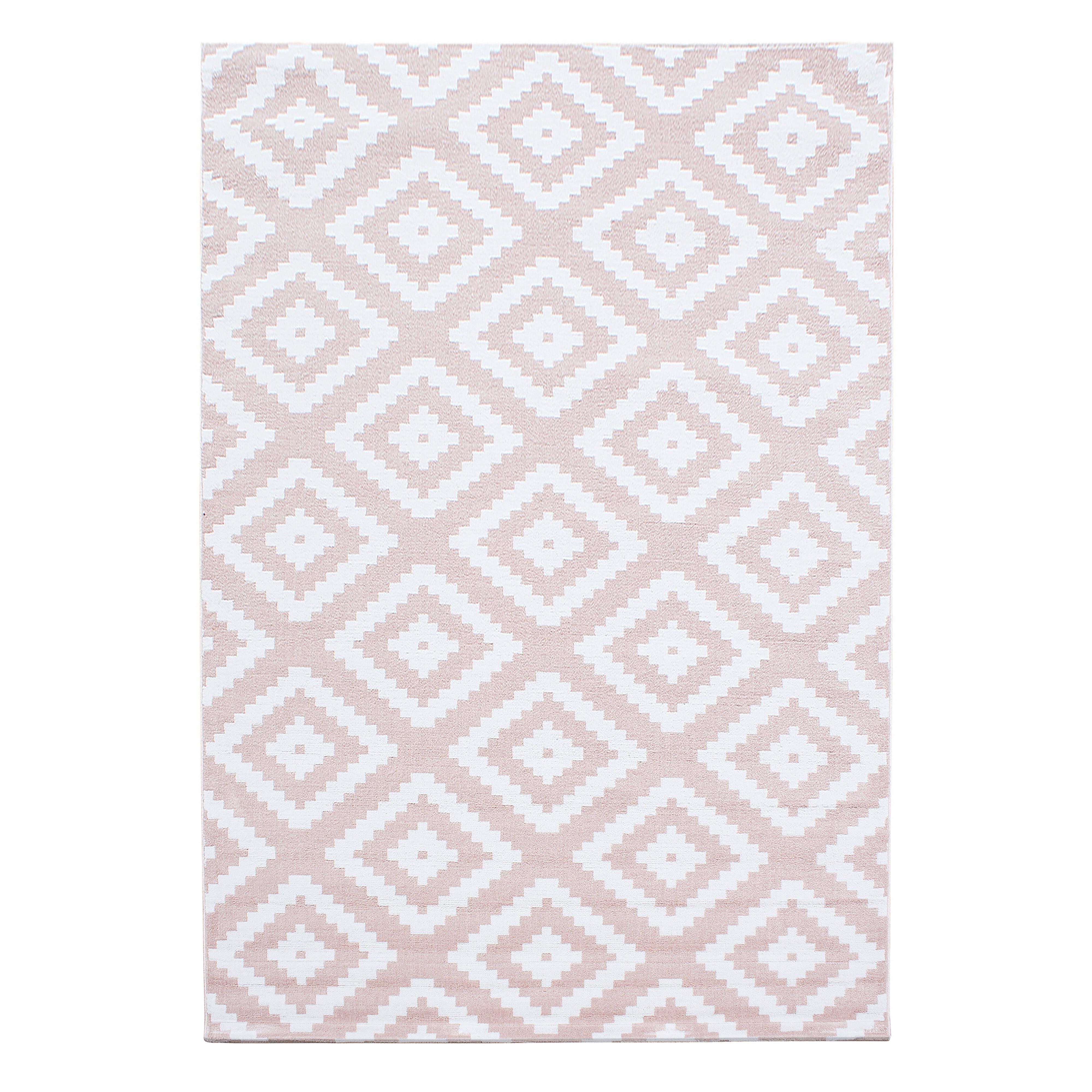 Tkana Preproga Plus, Roza, 280x370cm - pink, Basics, tekstil (280/370cm) - Novel