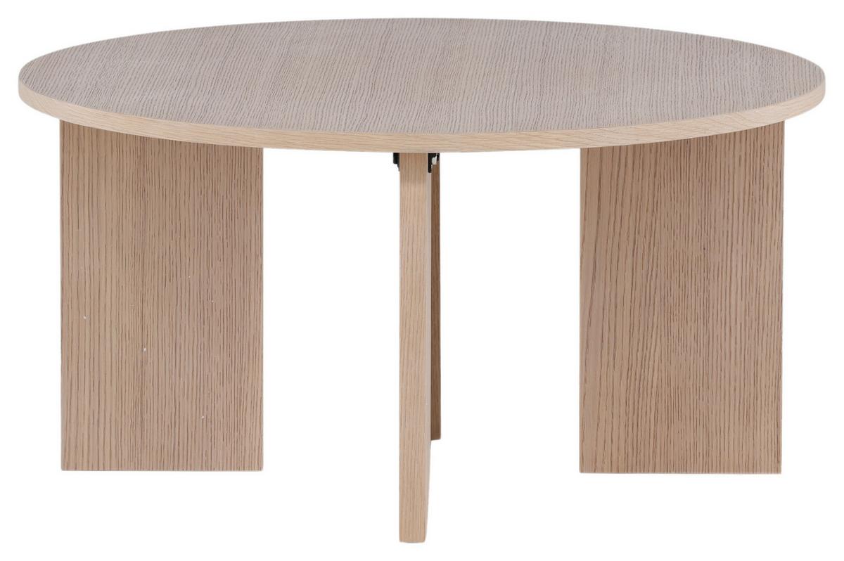 Couchtisch Askerön ca. 80x80x40 cm Weiß - Weiß, Design, Holzwerkstoff (80/80/40cm) - Livetastic