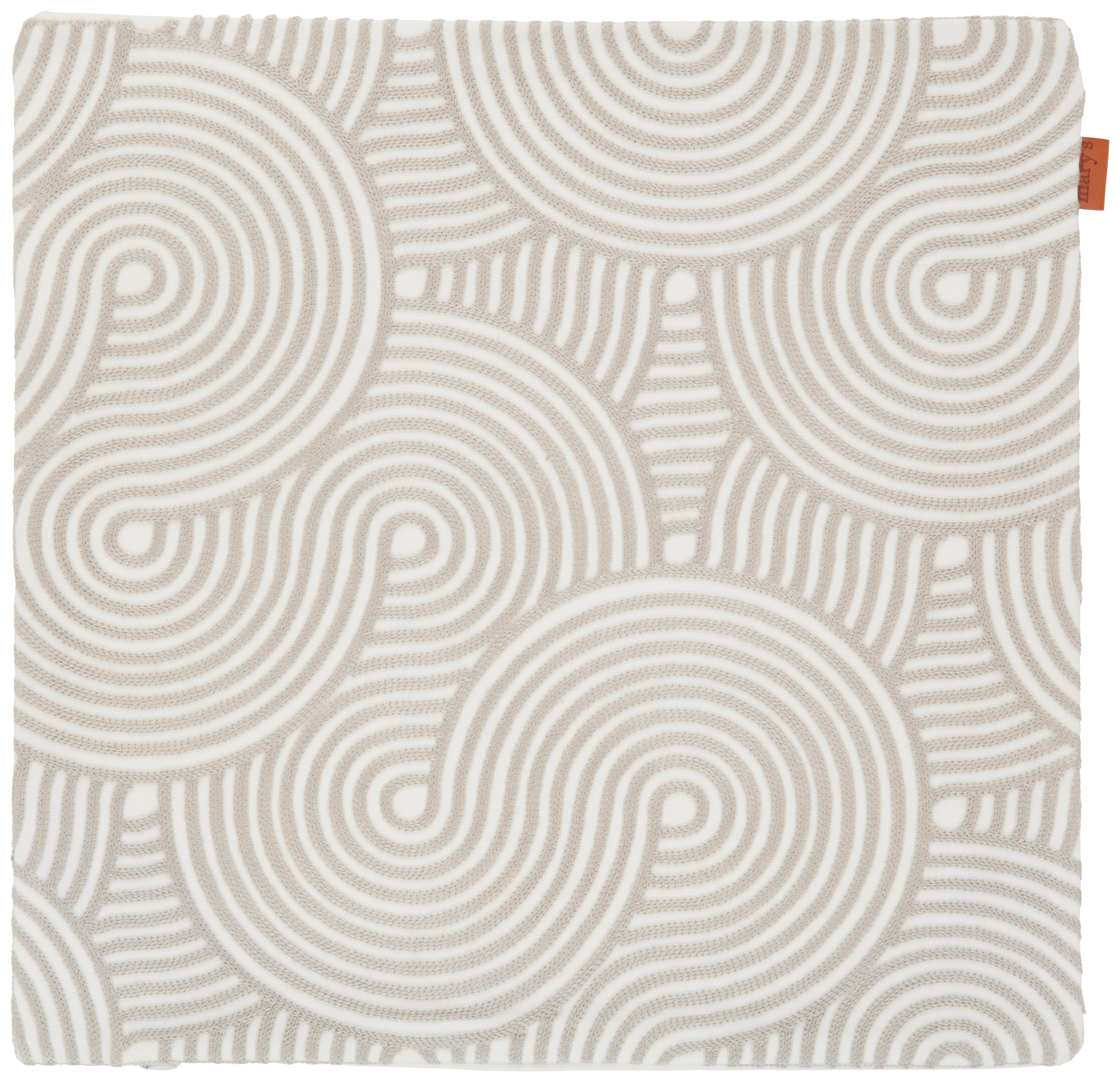 Prevleka Blazine Mary Stick - svetlo siva, Moderno, tekstil (45/45cm) - Modern Living