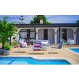 Lounge Garnitura Havanna - bijela/siva, Modern, staklo/metal - Modern Living Lounge Garnitura Havanna - bijela/siva, Modern, staklo/metal - Modern Living