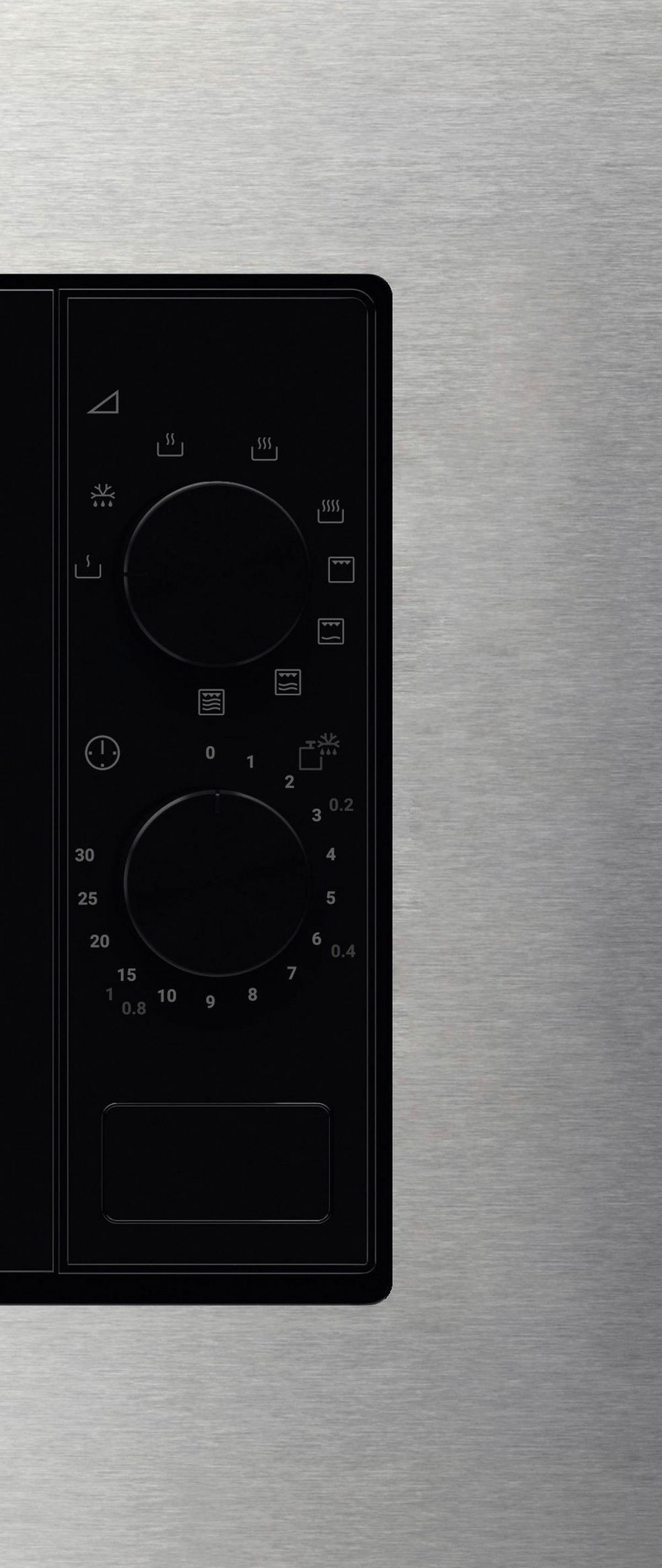 KUCHENKA MIKROFAL. DO ZABUDOWY ZMSN6DX - kolor stalowy/czarny, metal (59,5/39/31,2cm) - Zanussi