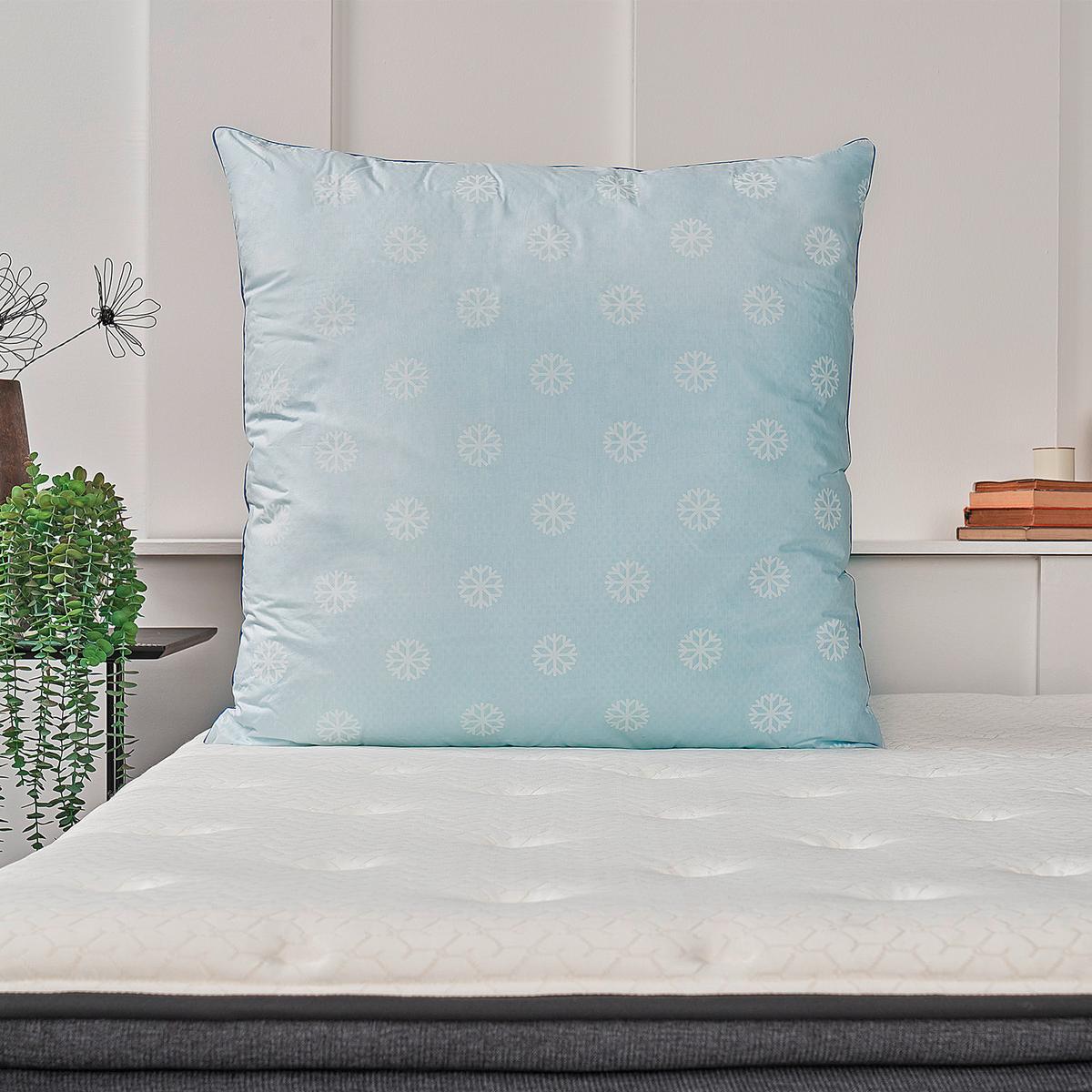 Kopfkissen Dacron Climarelle Cool ca. 80x80x20 cm Hellblau - Hellblau, Basics, Textil (80/80/20cm) - Yatas