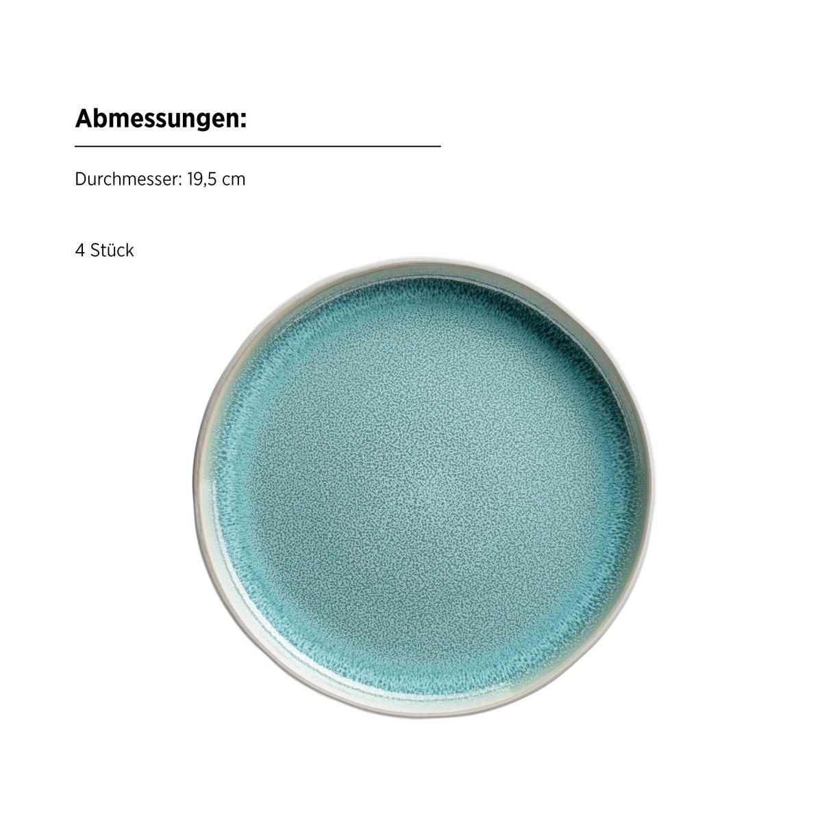 SET DE VAISSELLE 934500 KOMBISERVICE ELEA 16TLG - vert clair, Basics, céramique - Mäser