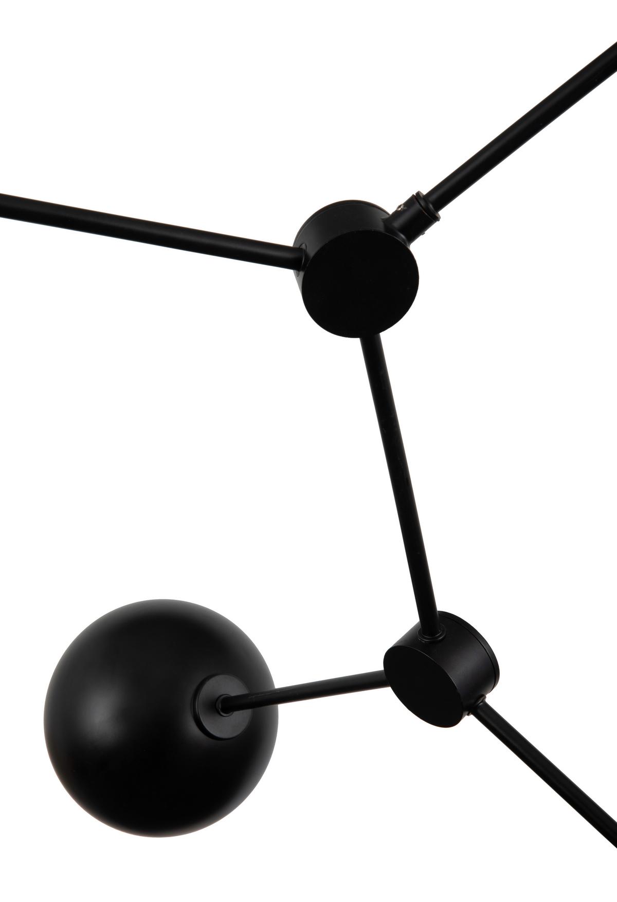 LAMPA WISZĄCA SHARLI - czarny, Trend, metal (148/110/159cm) - Novel