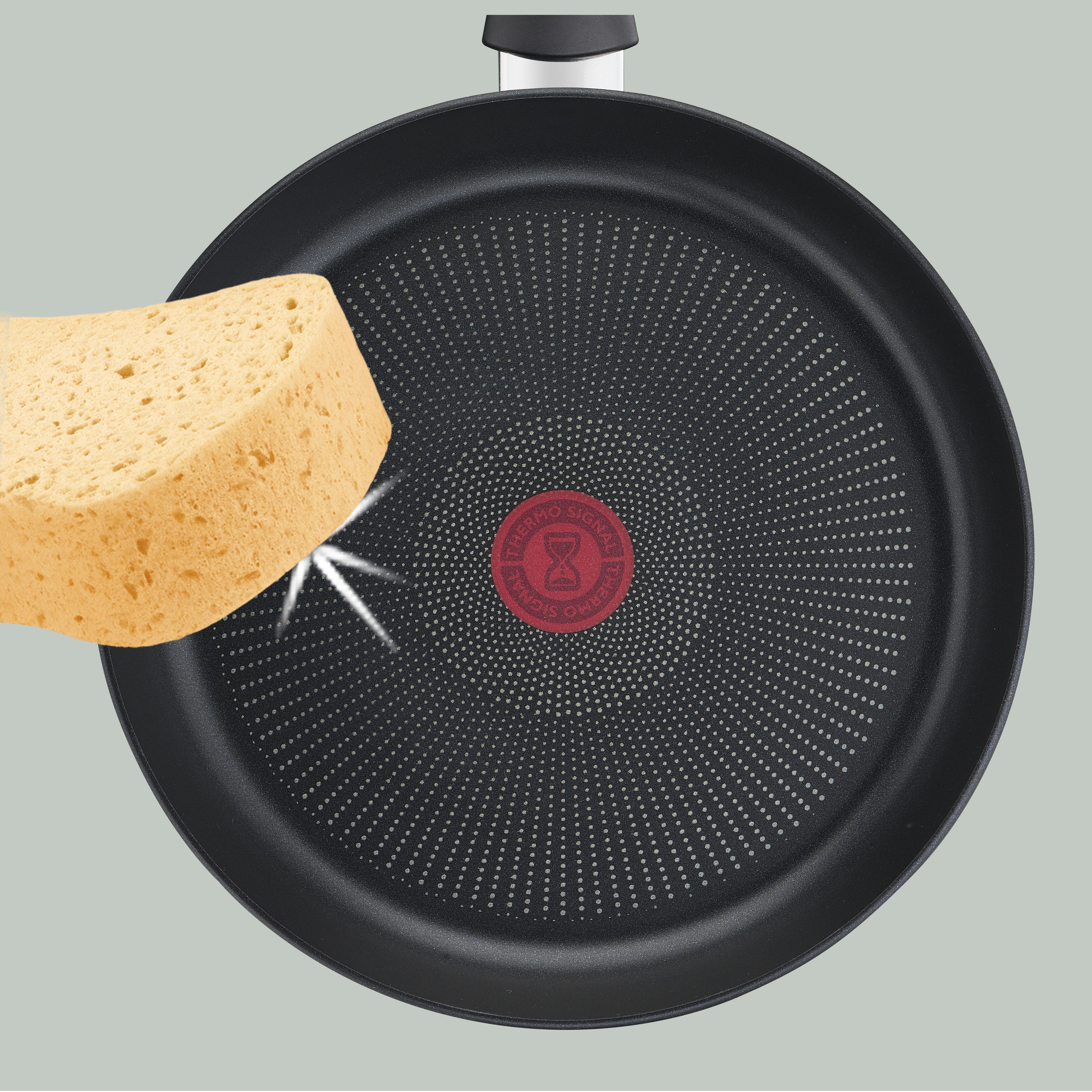 PATELNIA DO SMAŻENIA G26906 TEFAL - czarny, Basics, metal (28cm) - Tefal