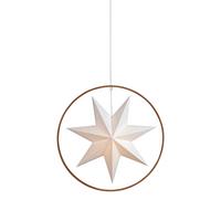 Dekostern Speranza Hellbraun max. 25 Watt - Hellbraun, Basics, Holz/Papier (50/17/17cm) - Markslöjd
