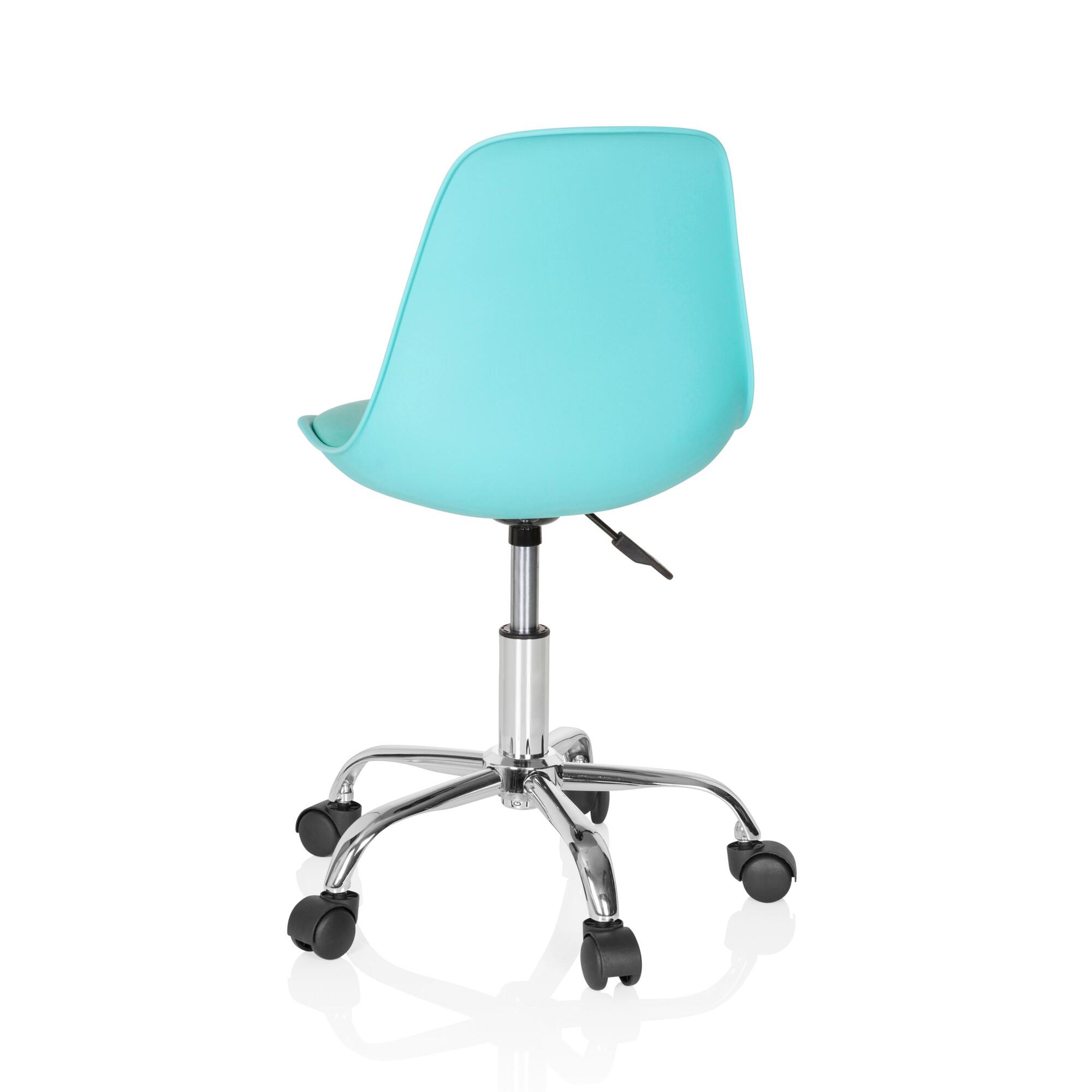 Mladinski Vrtljivi Stol Fancy Ii, Turkizna - turkizna, Basics, umetna masa/tekstil (40/72-82/44cm) - MID.YOU