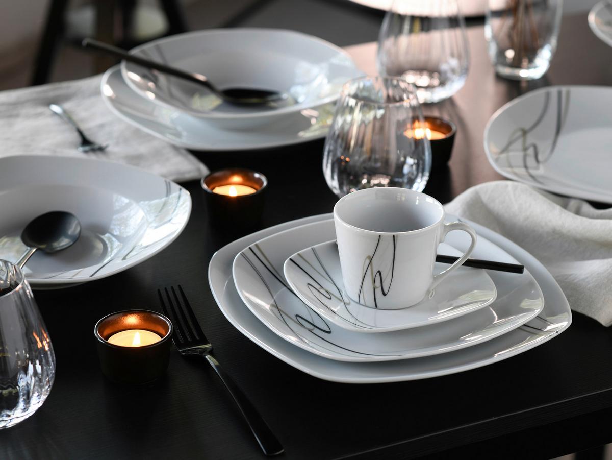 Kavni Servis Amelie Piazza, 18-Delni - Basics, keramika - Creatable