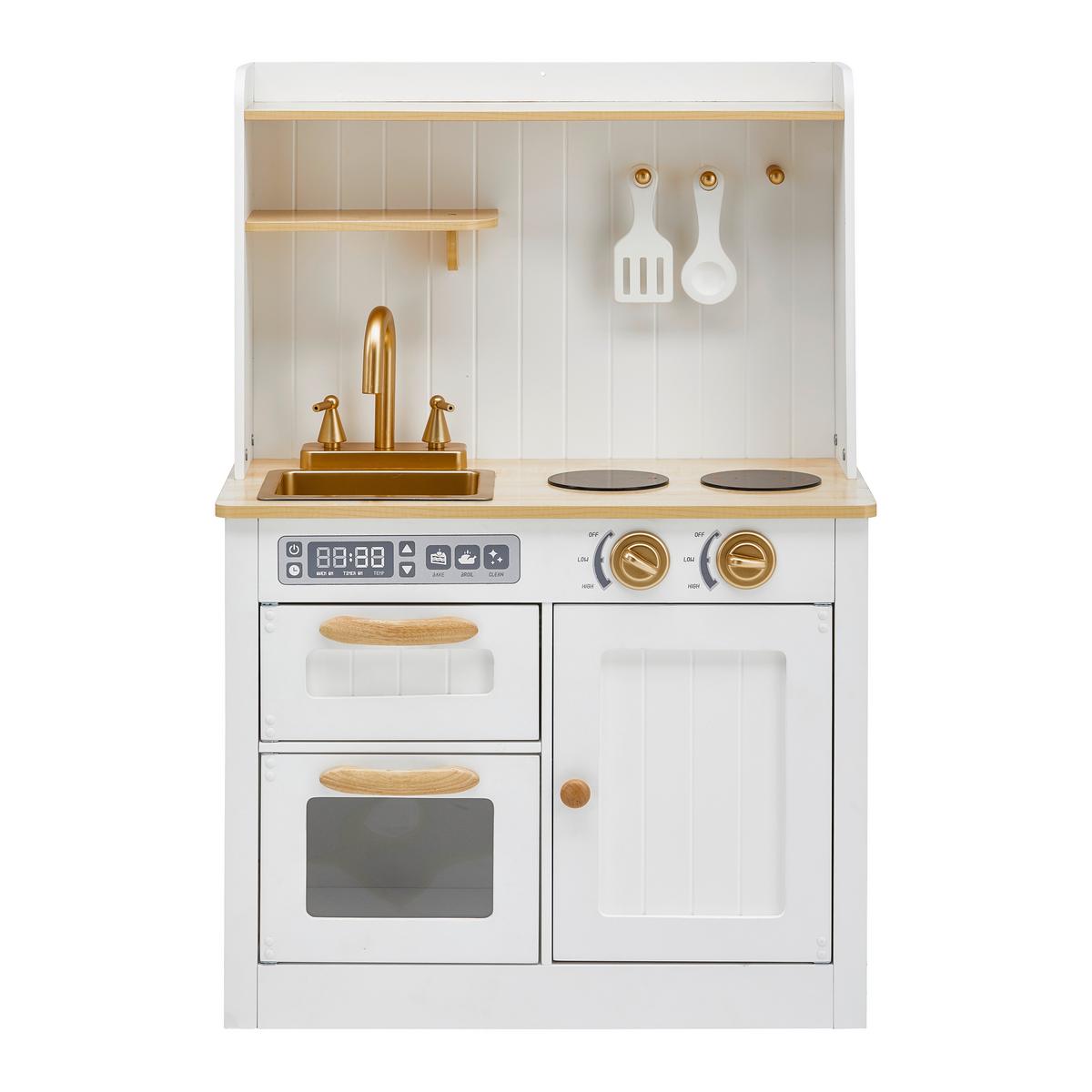 Kinderküche Ann Weiß MDF - Weiß, MODERN (60/89,2/31,2cm) - Bessagi Kids