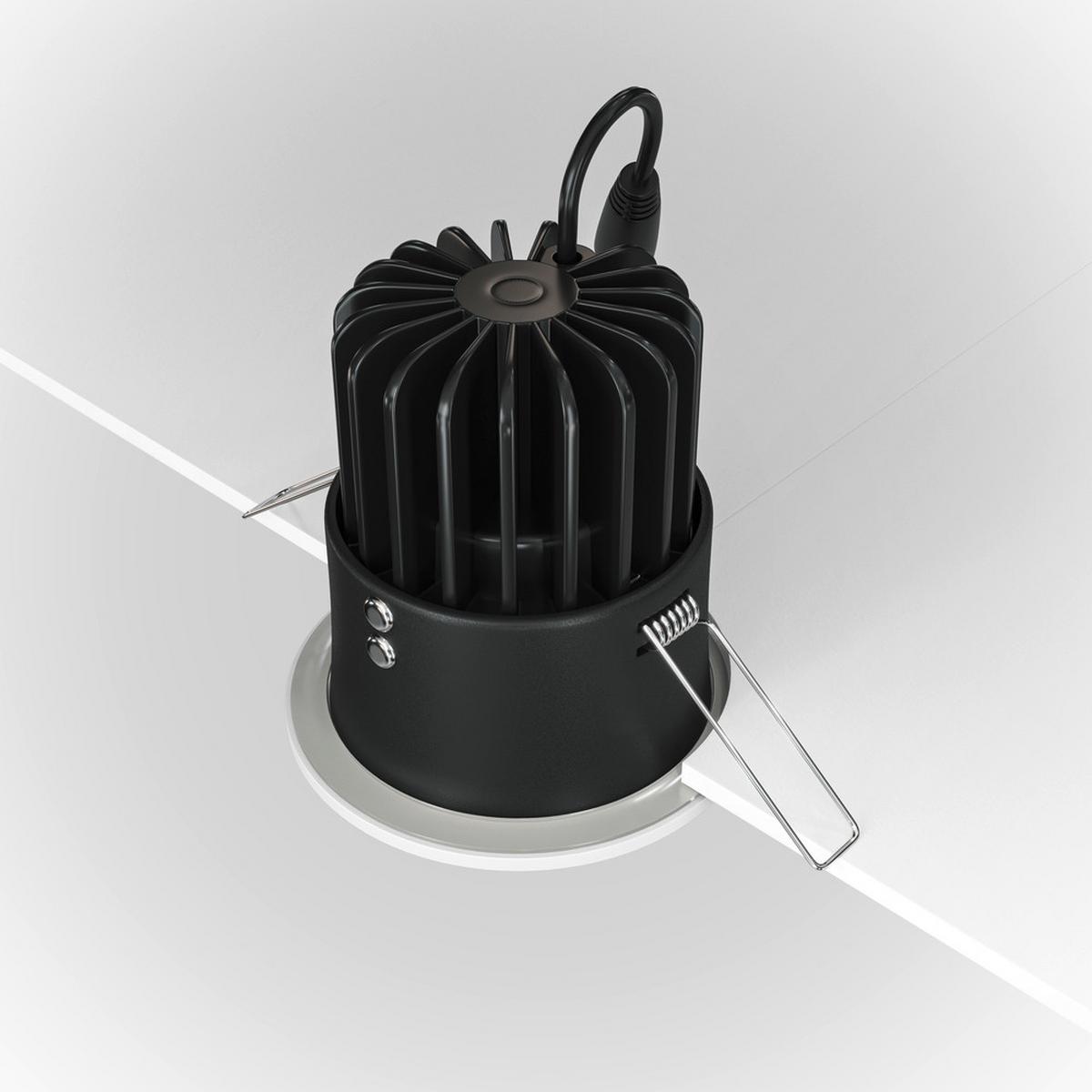 DECKENLEUCHTE ZOOM - Weiss, Modern, Metall (8,5/8,5cm) - MAYTONI
