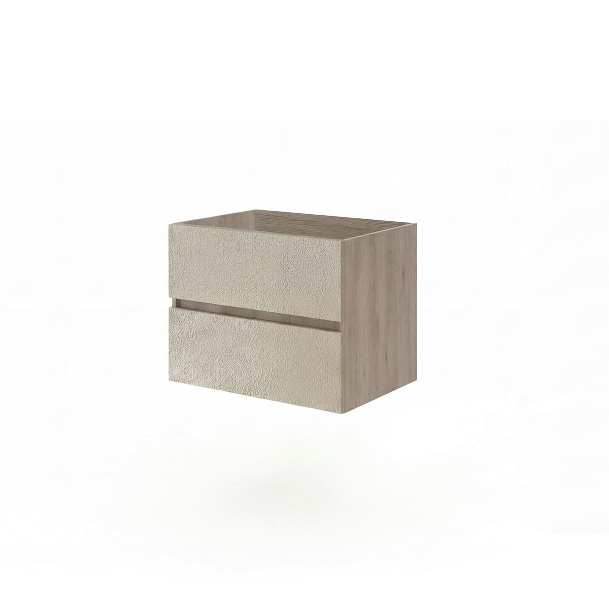 Element Ispod Umivaonika Easy - hrast sivi/krem, Moderno, drvni materijal (60/51/46cm)