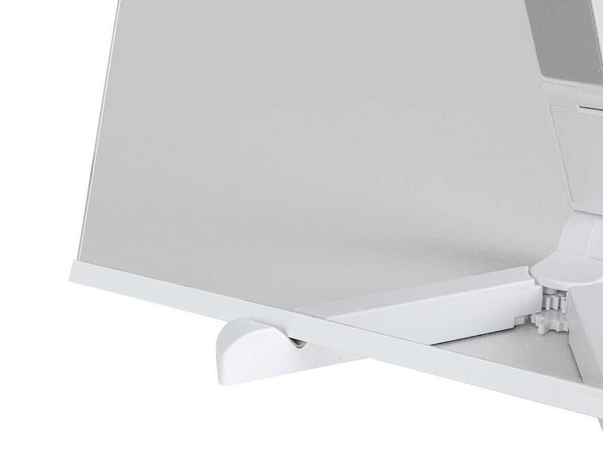 LED-Dekoleuchte Malon Weiß/Transparent max. 2 Watt - Transparent/Weiß, MODERN, Kunststoff (30/18,4/20cm) - Mömax